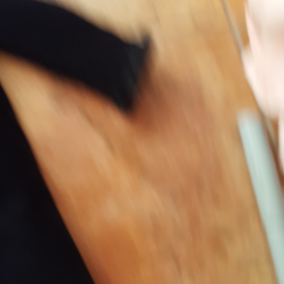 Gymboree black velvet fur long coat - Picture 4 of 4